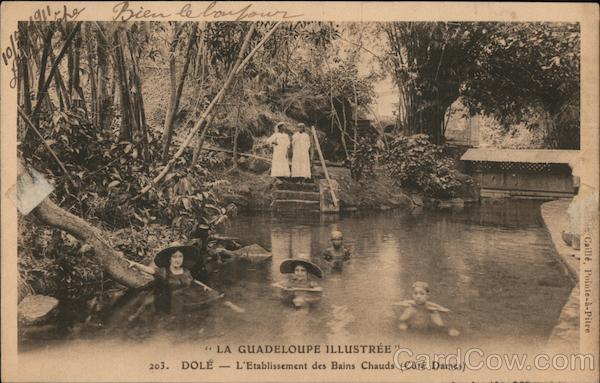 L'Etablissement des Bains Chauds (Cote Dames) Dole Guadeloupe