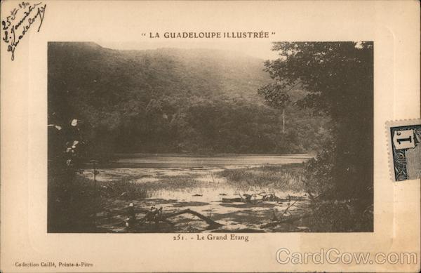 La Guadeloupe Illustree, Le Grand Etang Caribbean Islands