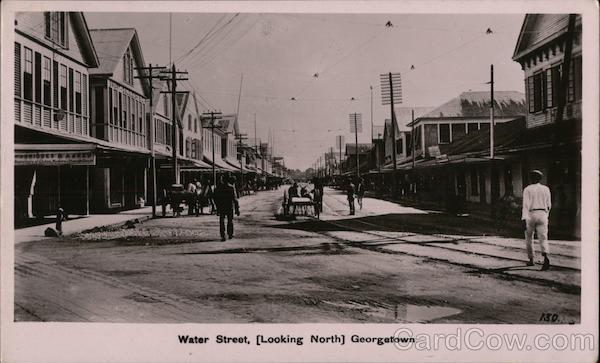 Water Street, Looking North Georgetown British Guiana