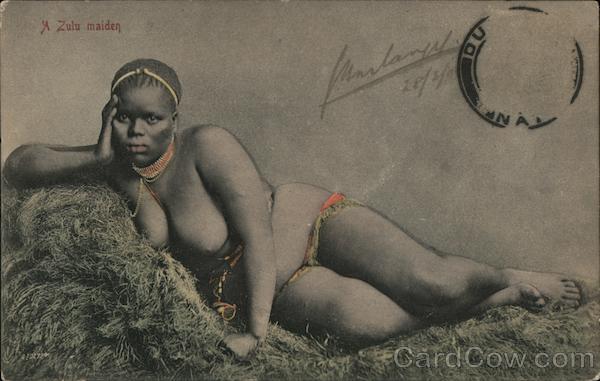 A Zulu Maiden, Nude South Africa
