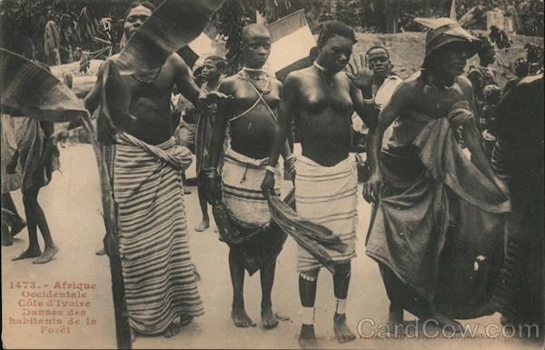 Afrique Occidentale - Cote d'Ivoire, Dannes de la Foret Ivory Coast