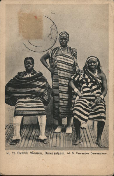 Swahili Women Daressalaam Tanzania Africa