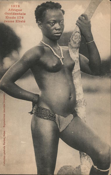Afrique Occidentale - Etude Jeune Ebvie, Nude Ivory Coast
