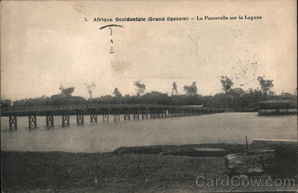 La Passerelle sur la Lagune Grand Bassam Ivory Coast