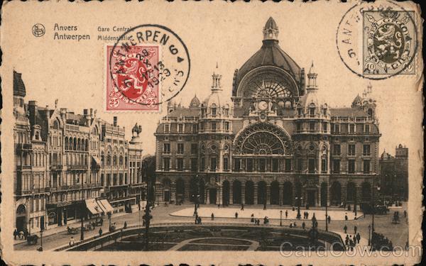 Central Railway Station Antwerp Belgium