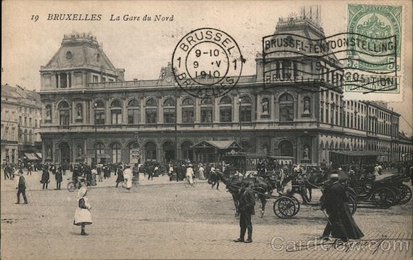 Gare Du Nord - North Railway Station Brussels Belgium