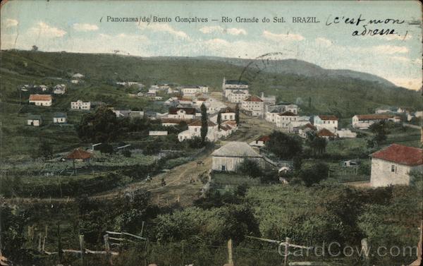 Panorama de Bento Goncalves - Rio Grande do Sul. Brazil