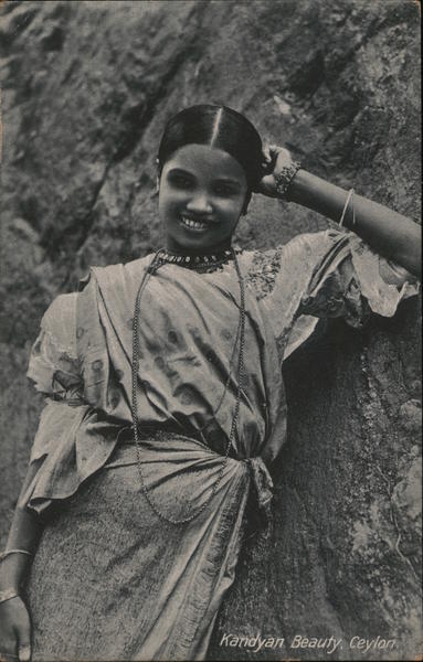 Kandyan Beauty Ceylon (Sri Lanka) Southeast Asia