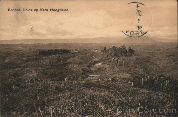 Seriboe Dolok op Karo Hoogvlakte Sumatra Indonesia
