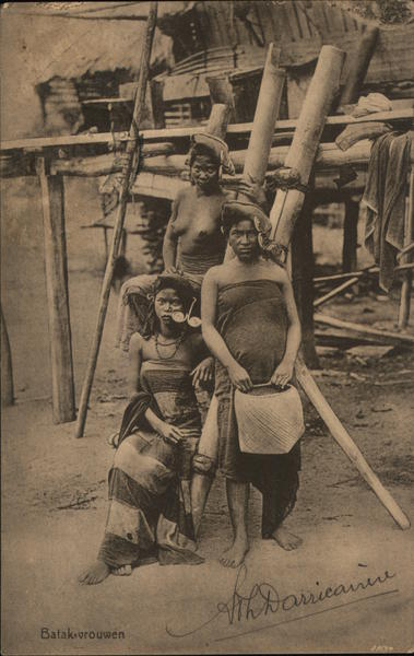 Batak-Vrouwen Sumatra Indonesia Southeast Asia
