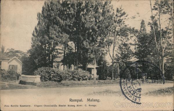 Rampal Neighborhood, Malang, Dutch East Indies Indonesia
