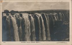 Victoria Falls looking north Postcard