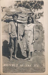 Natives of the P.I Postcard