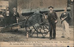 Long Cecil made in Kimbereley by De Beers Coy during the siege. Postcard