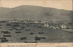Interieur du Port Smyrne, Turkey Greece, Turkey, Balkan States Postcard Postcard Postcard