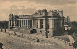 Houses of Parliament Melbourne, Australia Postcard Postcard Postcard