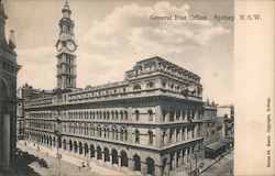 General Post Office, Sydney Postcard