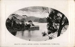 Beauty Point, River Leven, Ulverstone Tasmania. Postcard