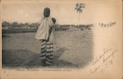 Senegal - Dakar - Une mere Ouolott et son entant Africa Postcard Postcard Postcard