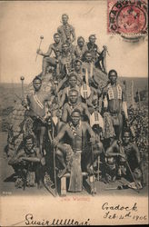 Zulu Warriors Postcard