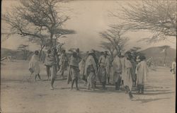 A group of people Postcard