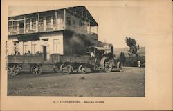 Addis Abbeba - Machine routiere Postcard