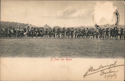 A Zulu War Dance Postcard