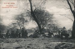 Damaraland Barter with Hereros Postcard