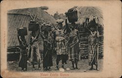 Mount Zamba Women Africa Postcard Postcard Postcard