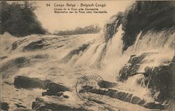 Pozo Falls Near Stanleyville Postcard