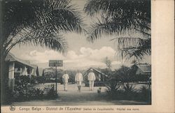 Hôpital des Noirs - District de l'Equateur Postcard