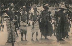 Danses des Habitants de la Foret Ivory Coast Africa Postcard Postcard Postcard