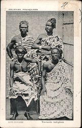 Traitants Indigenes, Cote d'Ivoire Ivory Coast Africa Postcard Postcard Postcard