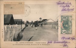 Le Boulevard Central, Avenue de la Residence Postcard