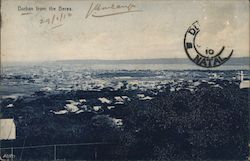 Durban from the Berea Postcard