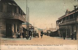 South Union street. south End Port Elizabeth (looking from bottom of Walmer Rd.) Postcard