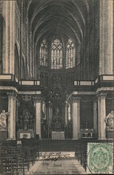 Gand L'Interieur de l'Eglise St. Bavon Postcard