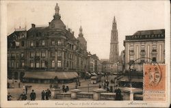 Anvers Canal Au Sucre et Cathédrale Antwerp, Belgium Postcard Postcard Postcard