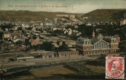 Huy. Vue générale dela Route de Waremme. Postcard