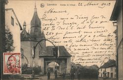 Lierneux Entree du Village Postcard