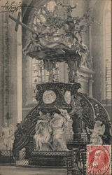Gand La Chaire de Verite de la Cathedrale St. Bavon Postcard