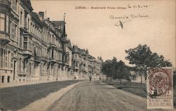 Liege - Boulevard Frere Orban Postcard