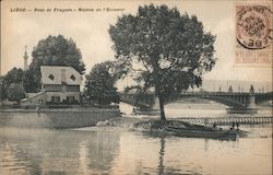 Liege - Pont de Fragnee - Maison de l'Eclusier Postcard