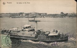Anvers be bateau de Ste. Anne Postcard