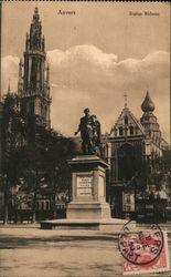 Peter Paul Rubens Statue Postcard