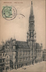 Bruxelles - Hotel de Ville Brussels, Belgium Postcard Postcard Postcard