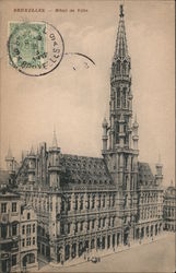 Bruxelles - Hotel de Ville Postcard