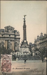 La Fontaine Anspach Brussels, Belgium Postcard Postcard Postcard