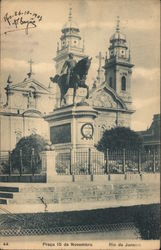 Osório Statue, Fifteenth Place of November Square Postcard