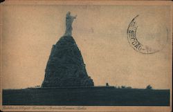 Estatua de Chrysto Camarão, Avenida Oceânica, Bahia Postcard